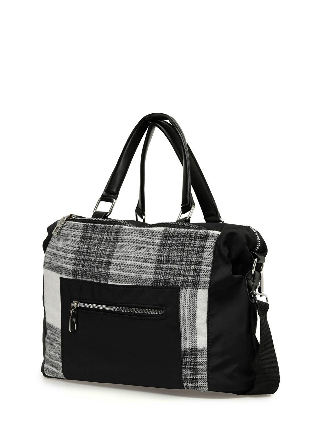 EKOSE GARNILI KL 4PR Siyah Kadın Kol Çantası-1