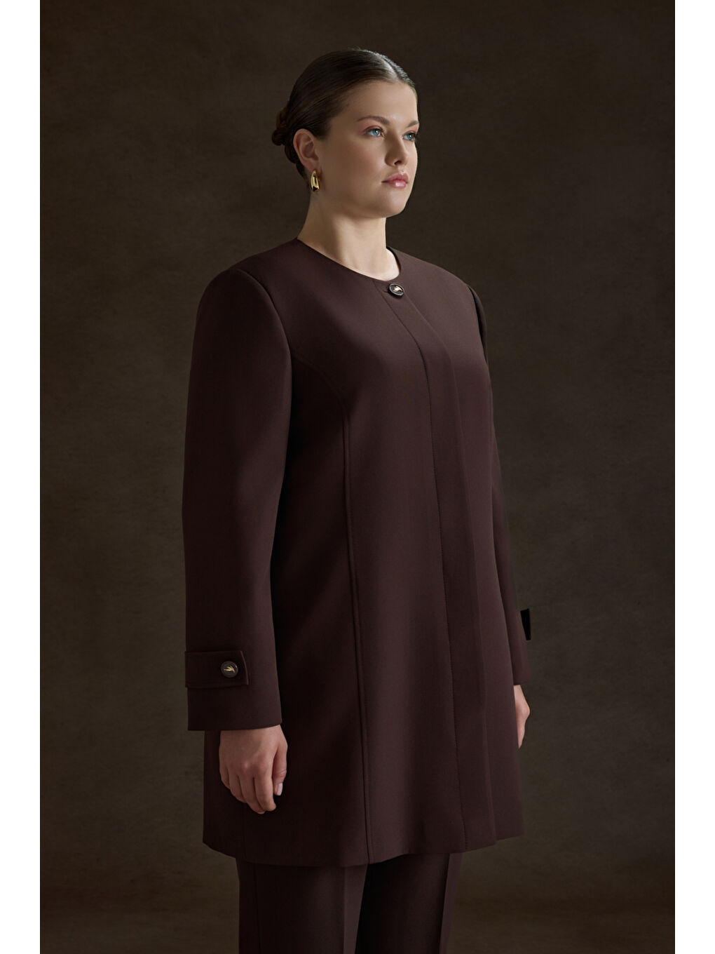 Kahverengi Dokuma Kap-2