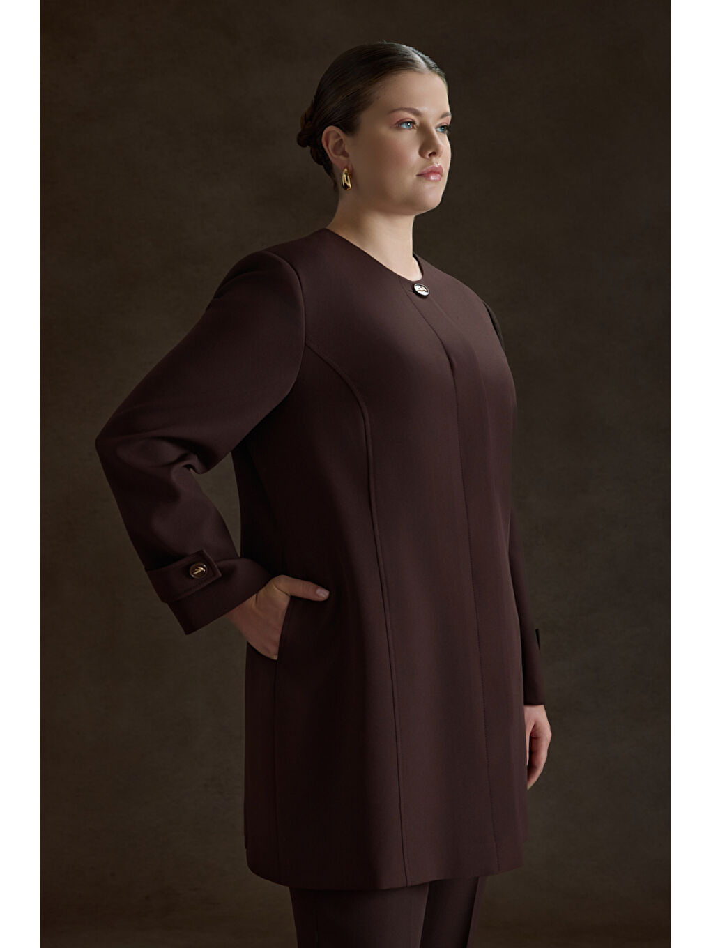 Kahverengi Dokuma Kap-3