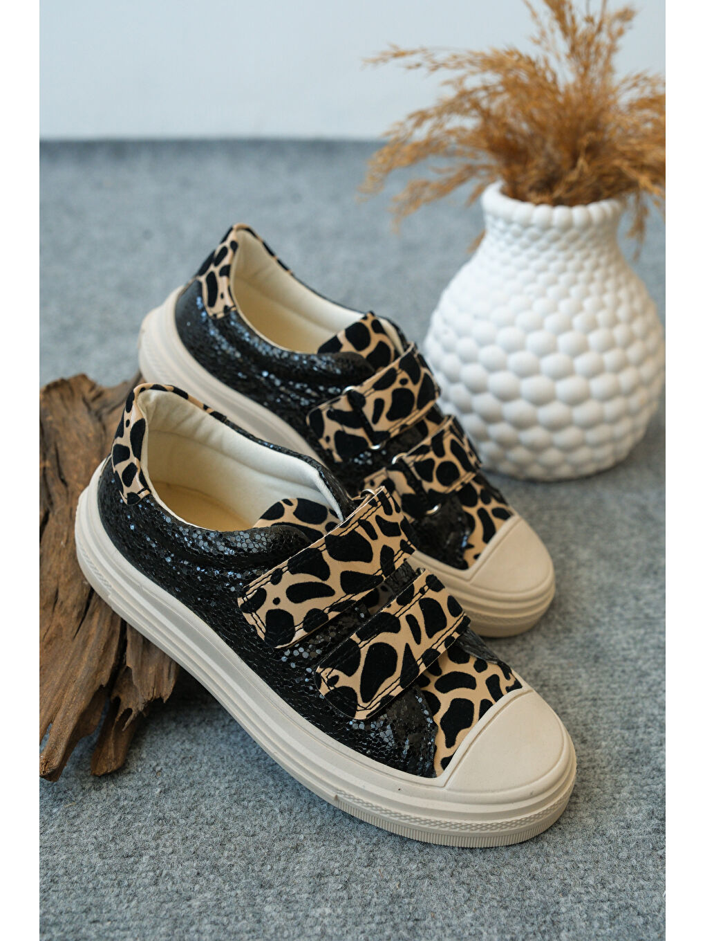 Siyah Arzen Günlük Ortopedik Kız Çocuk Spor Ayakkabı-2