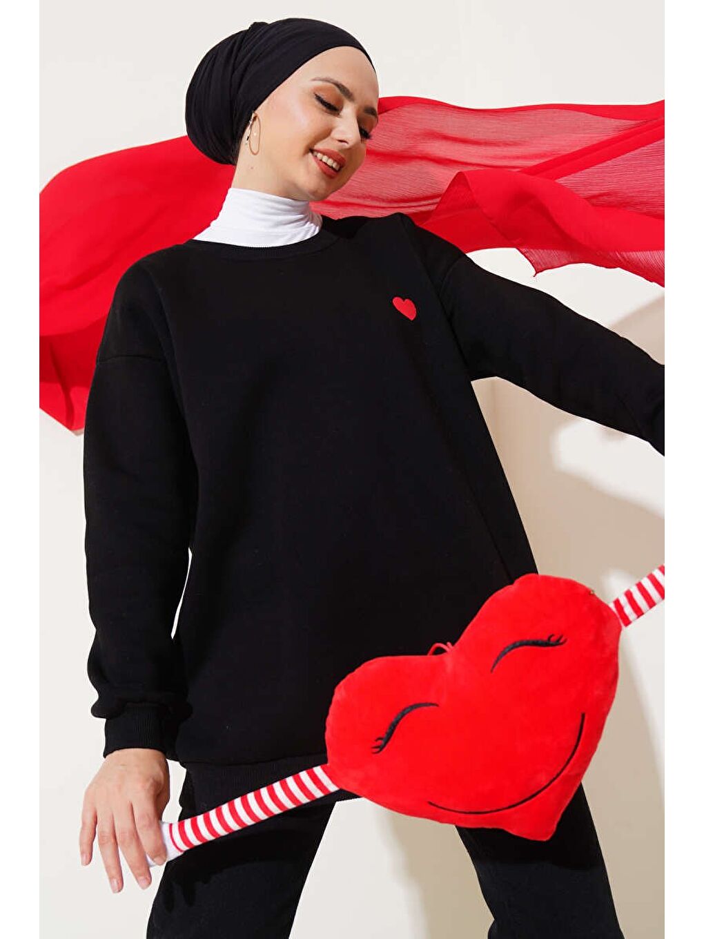 Kalpli Tunik Siyah - 26660