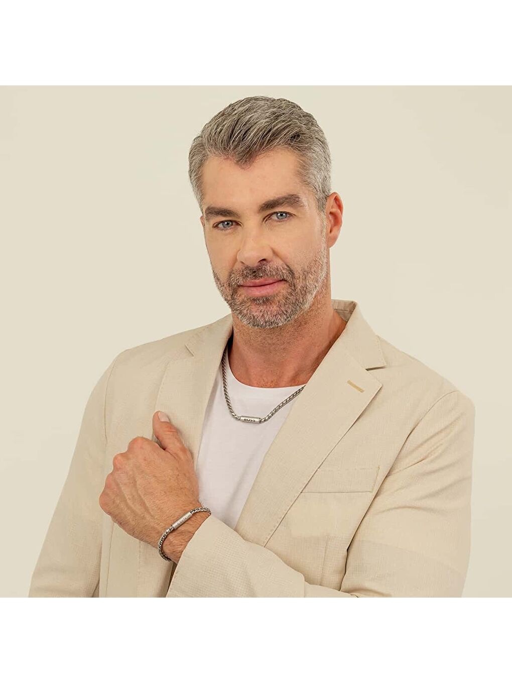 Gri HBJ1580695 Erkek Bileklik-2