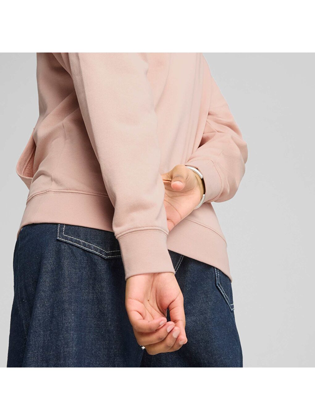 Pembe ESSENTIALS ELEVATED Comfort Kadın Kapüşonlu SWEATSHIRT-1