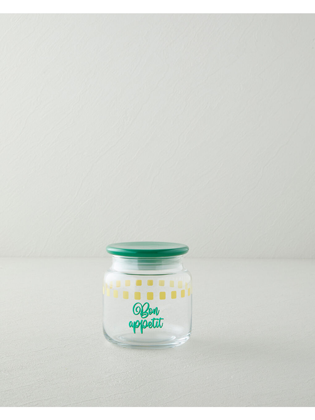 Bon Appetit Cam Kavanoz 500 ml Yeşil