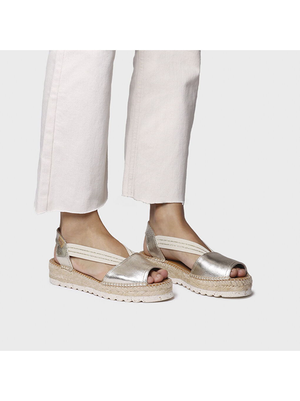 Bej Kadın Sandalet Estel-SW Platinum-3