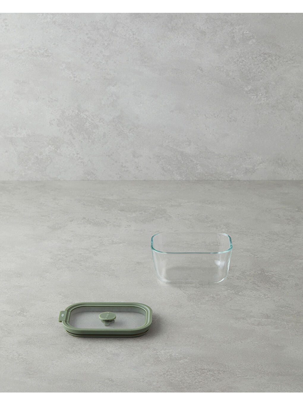 Simone Borosilikat Saklama Kabı 450 ml Yeşil-1