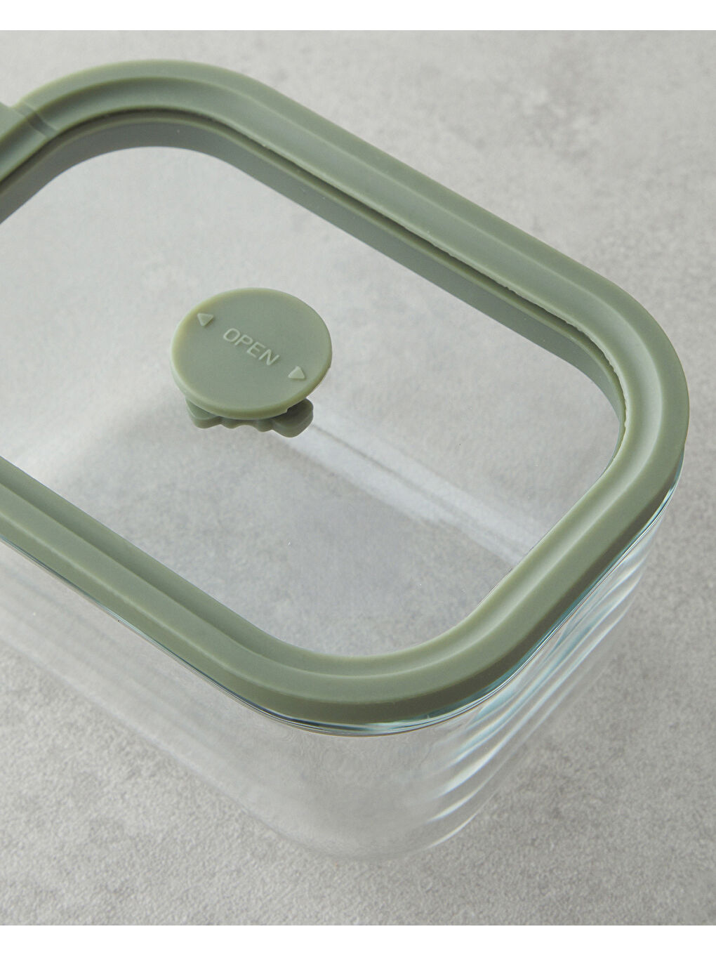 Simone Borosilikat Saklama Kabı 450 ml Yeşil-2