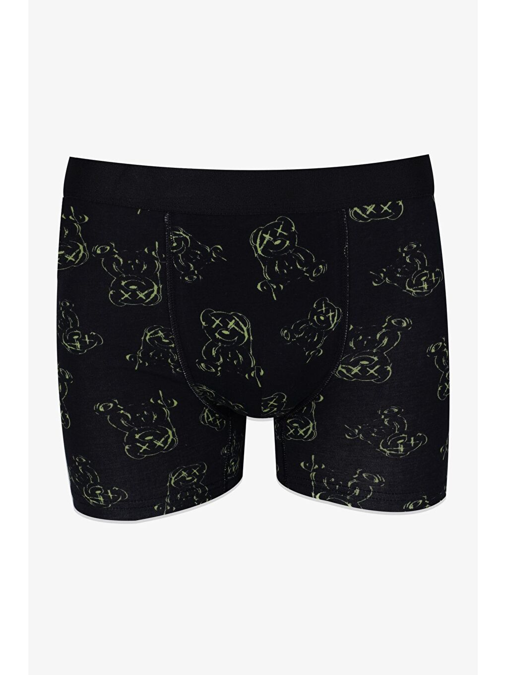 Gri Erkek Pamuklu Elastanlı Boxer-1