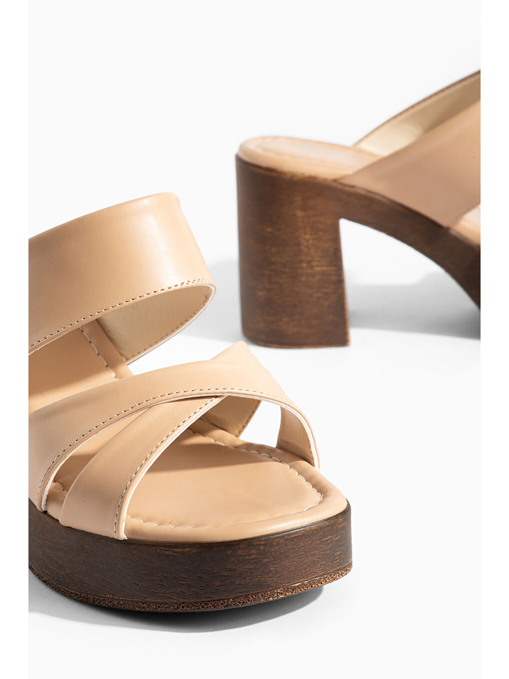 Bej ST01 Günlük Ortopedik Kadın Terlik-3