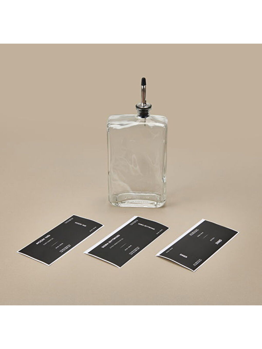 Renksiz Cam Yağlık Sirkelik - Şeffaf - 750 ml-4