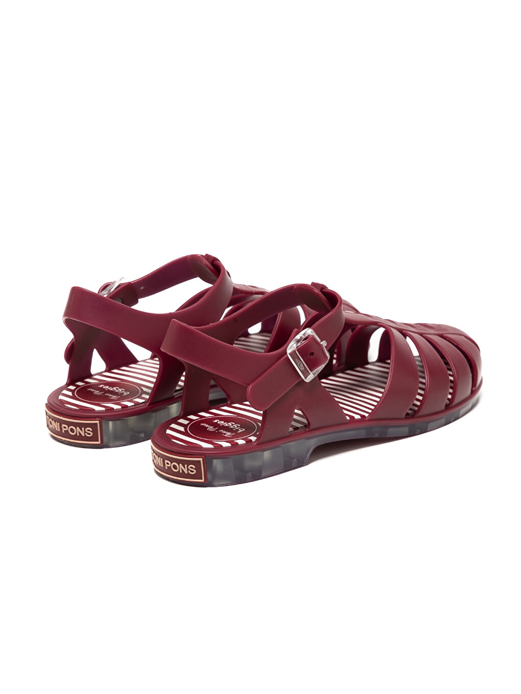 Bordo Kadın Sandalet Cuba Burgundy Matte (Grana-RT)-3