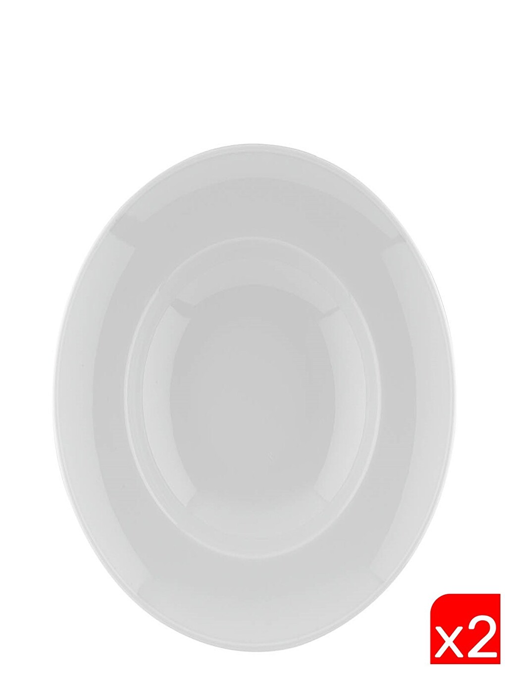 Ekru Bone Risus Makarna Tabağı Krem 27,5cm Bnrs27spt00 2 Li-1