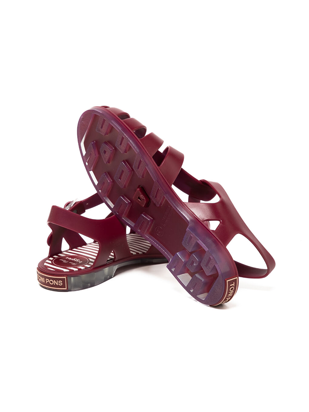 Bordo Kadın Sandalet Cuba Burgundy Matte (Grana-RT)-4