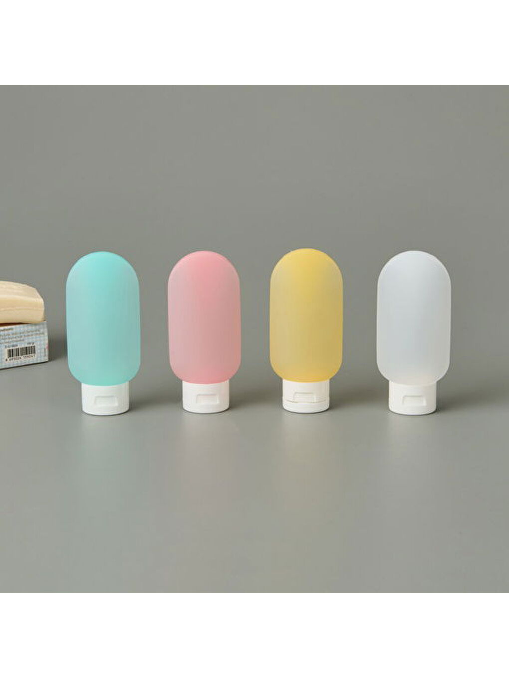 4'lü Krem Tüpü Seti - Renkli - 17x14 cm-3