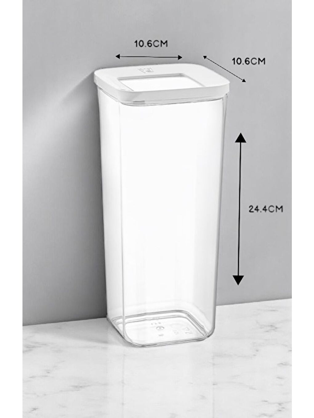 Renksiz VP-183 Vakumlu Şeffaf 1700ml Saklama Kabı 3'lü-1