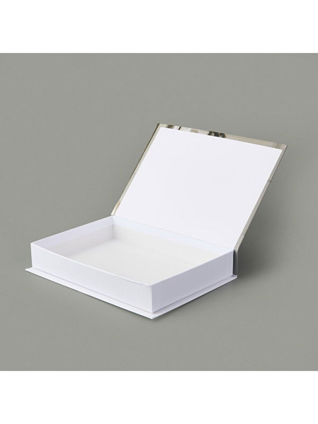 Deco La Maison Dekoratif Kutu - Gri / Beyaz - 27 cm-2