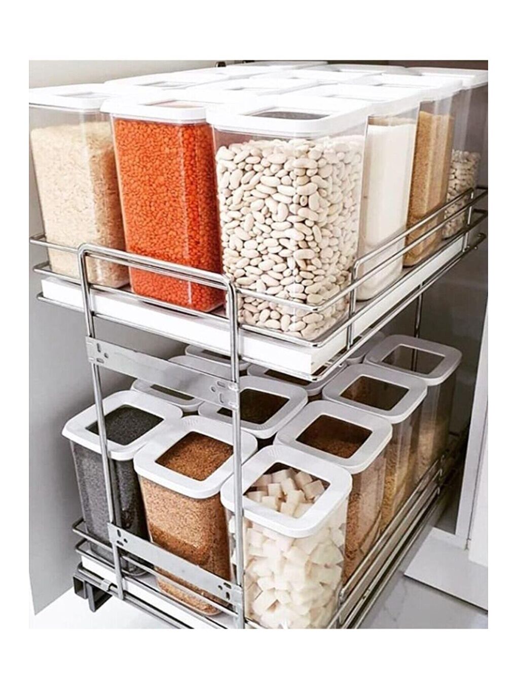 Renksiz VP-183 Vakumlu Şeffaf 1700ml Saklama Kabı 3'lü-2