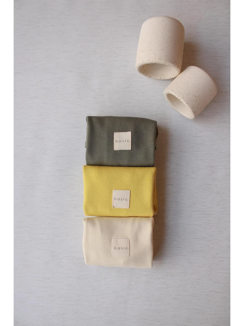 Karışık 3lü Basic Kısa Kollu Çıt Çıtlı Body Zıbın Model 8-4