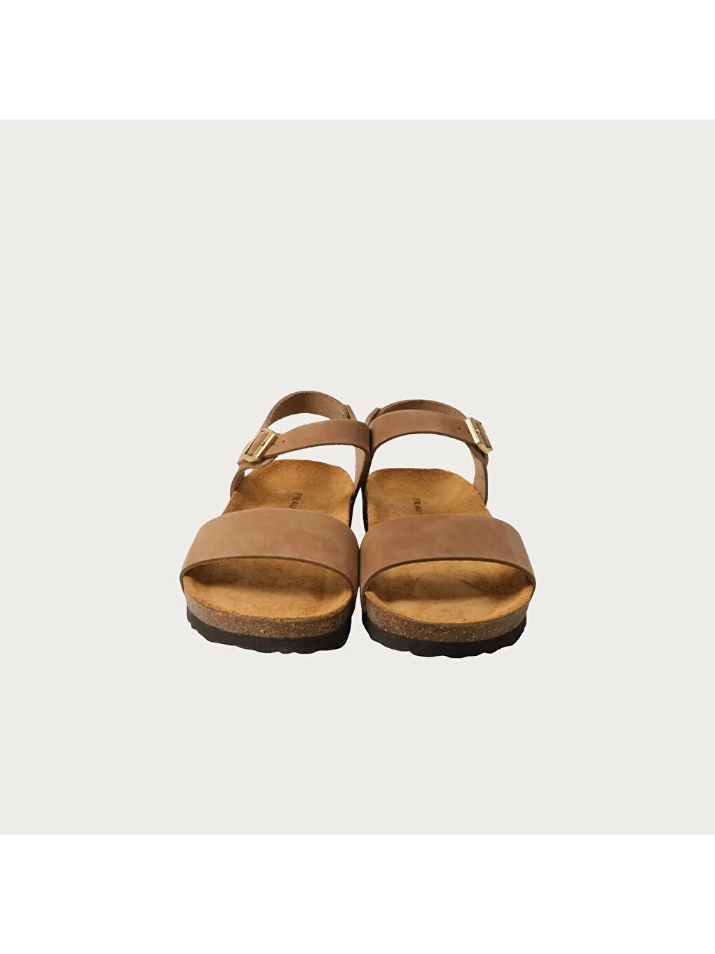 Kahverengi Kadın Sandalet 58H3 NABUK-S Sabbia-3