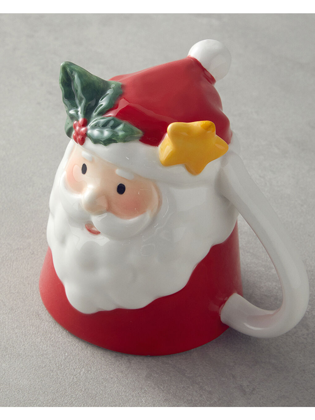 Beyaz Kind Santa Dolomite Yılbaşı Kupa 300 ml Renkli-2