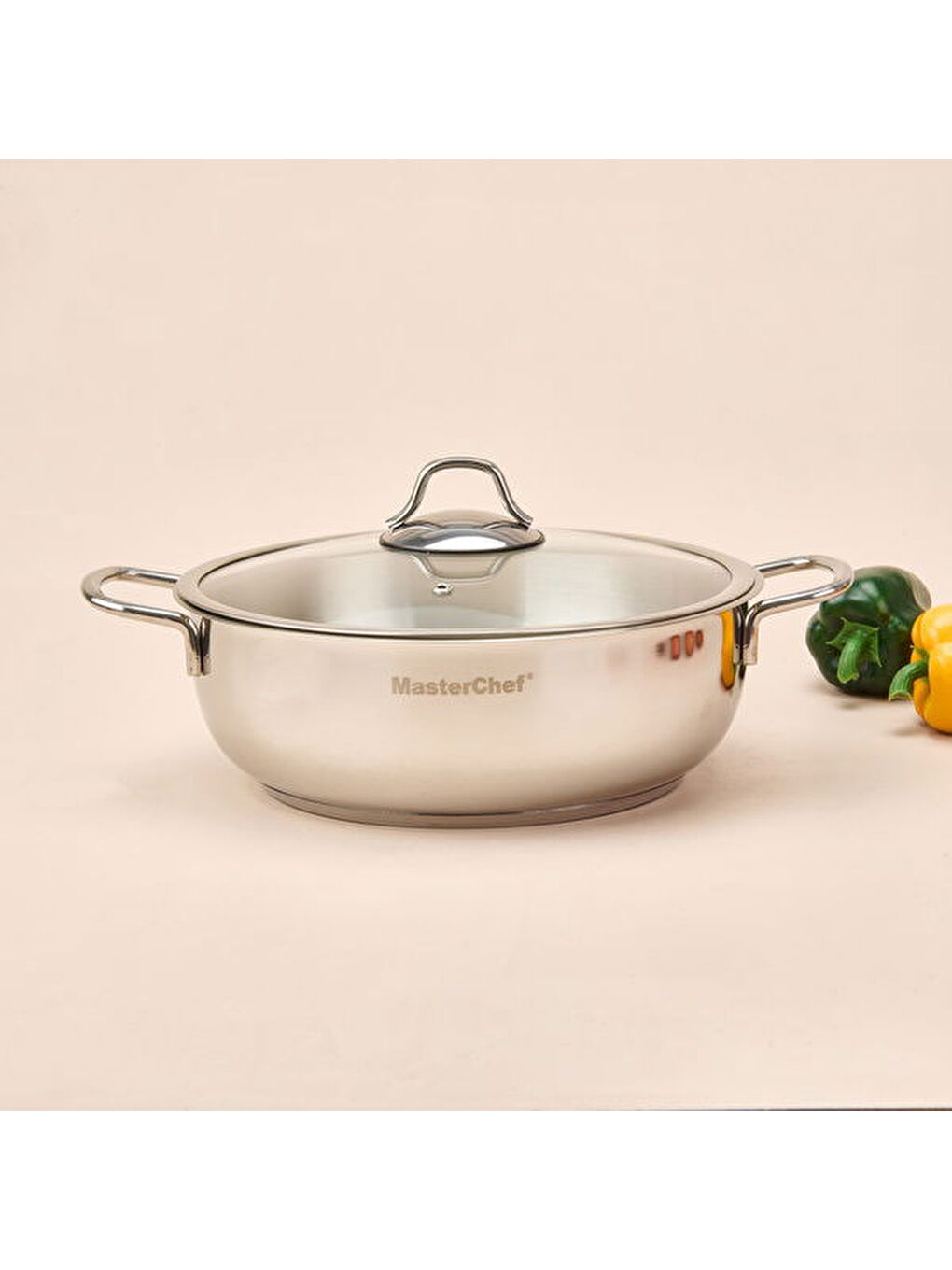 Paslanmaz Çelik Karnıyarık Tenceresi - Gri - 26 cm-7