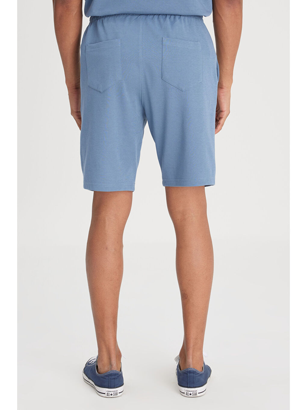 İndigo Regular Fit Normal Kesim Normal Bel Lacivert Sweat Şort-6