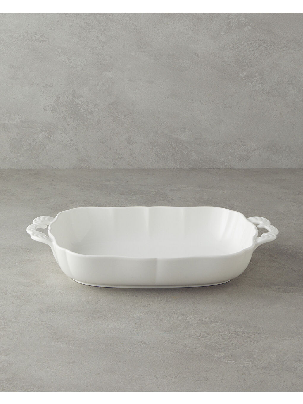 Bianca Seramik Fırın Kabı 38x23 cm Beyaz