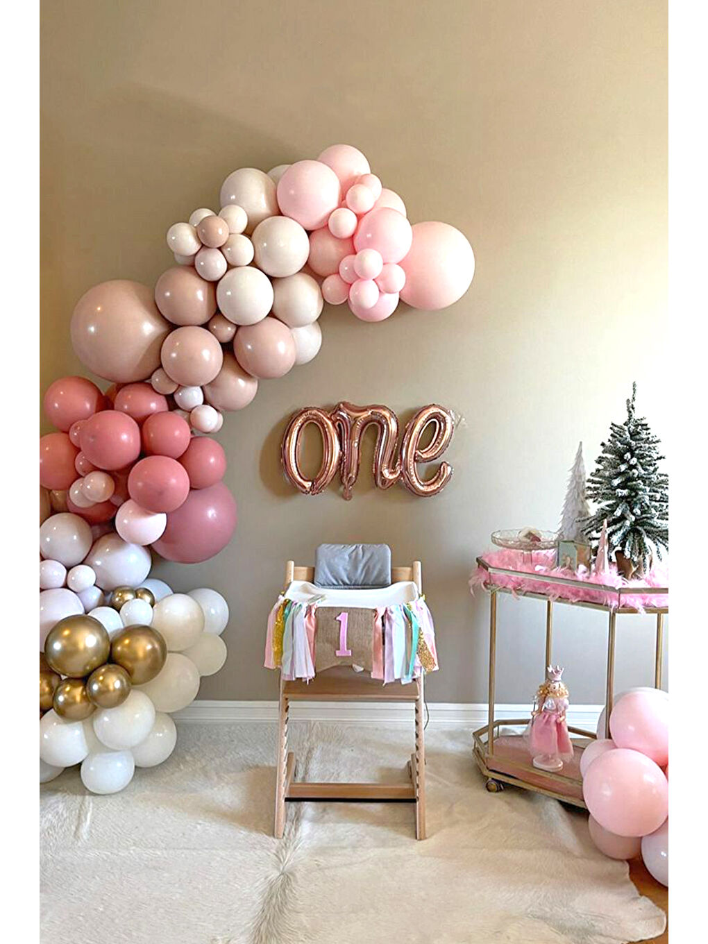 Kırmızı Rose Folyo One Balon-1