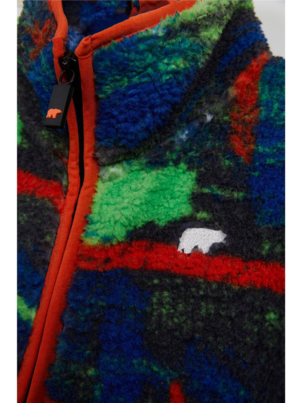 Antrasit Vernon Asfalt Çocuk Full-Zip Polar Sweatshirt-2