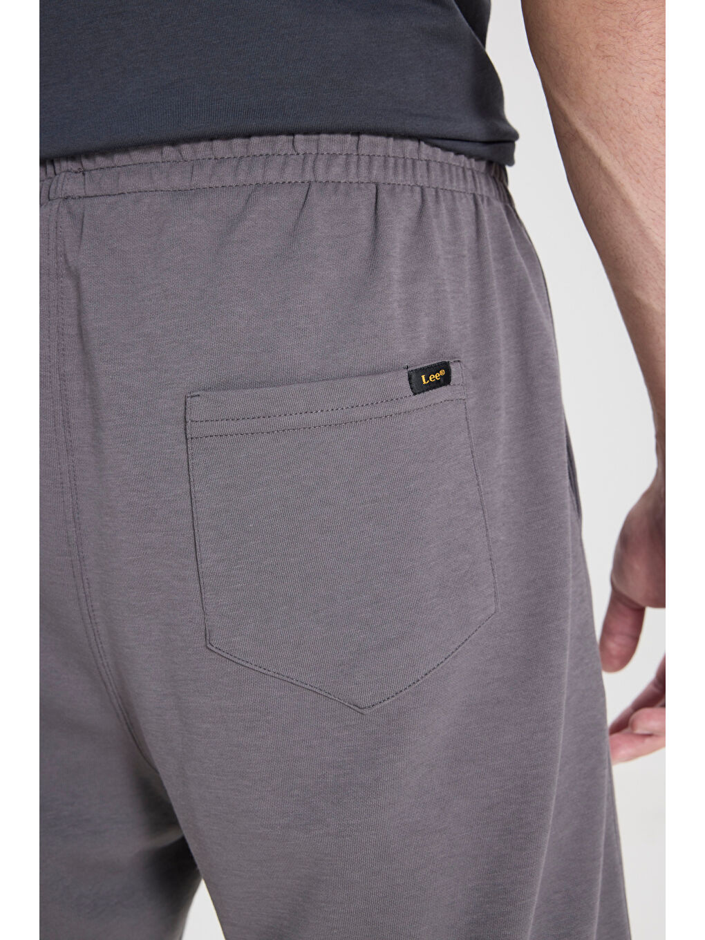 Antrasit Regular Fit Normal Bel Siyah Sweat Şort-5