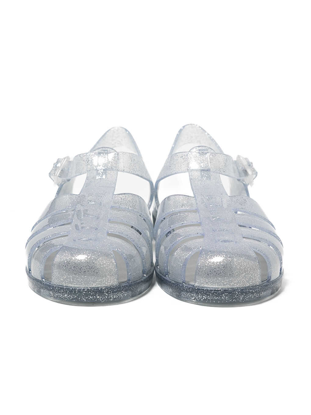 Beyaz Kadın Sandalet Cuba 135-Purpurina (Plata)-5