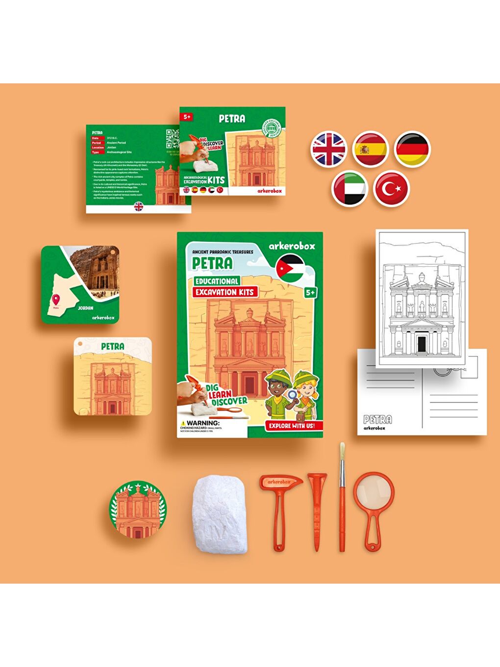 Petra Ancient City Eğitici Kazı Seti-1