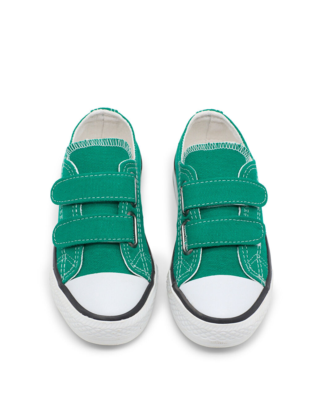 Çocuk Unisex Yeşil Rahat Kalıp Çift Bantlı Ayakkabı-1