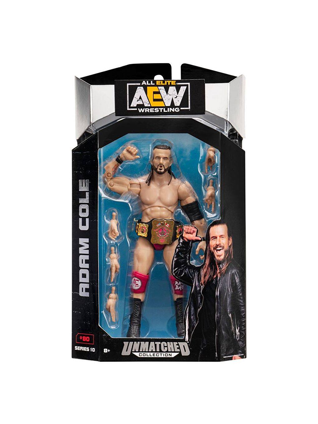 AEW Karakterleri Model Aksiyon Figürler S10 Adam Cole 80