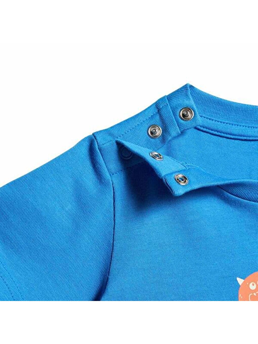 Tiro Nster Bebek Mavi Yuvarlak Yaka Tişört-2