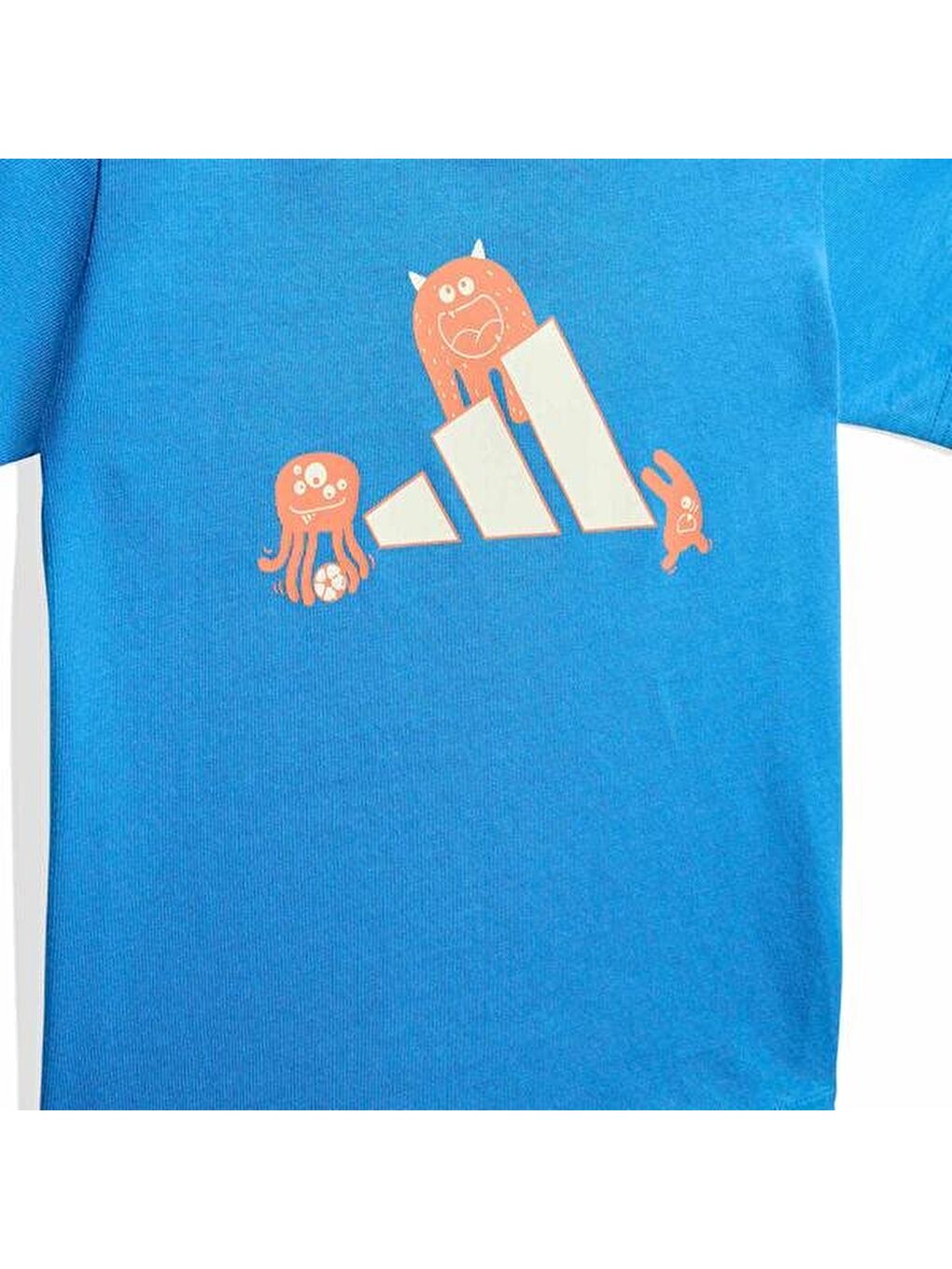 Tiro Nster Bebek Mavi Yuvarlak Yaka Tişört-3