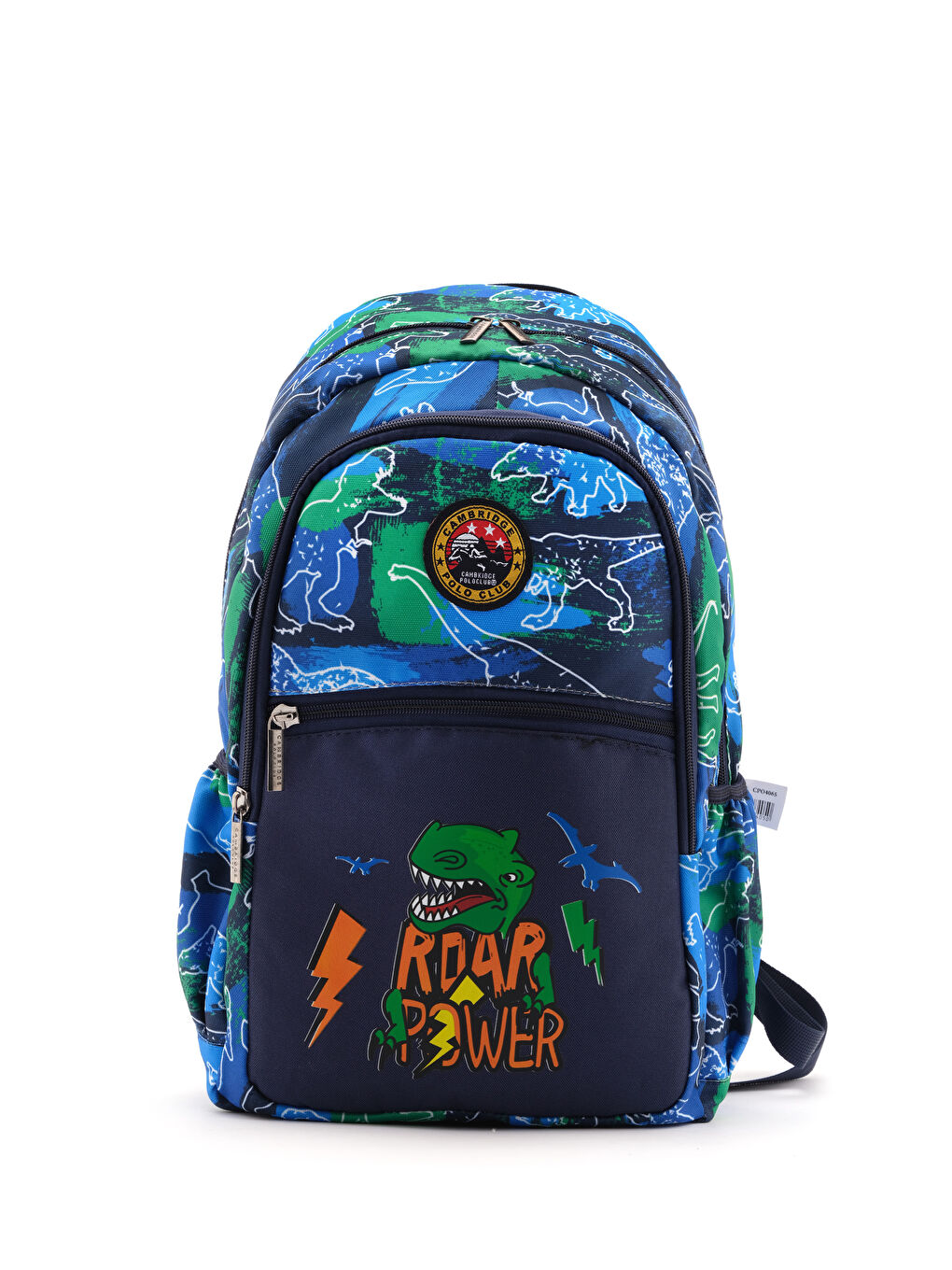 Dinozor Üç Bölmeli Erkek Çocuk İlkokul Çantası-4