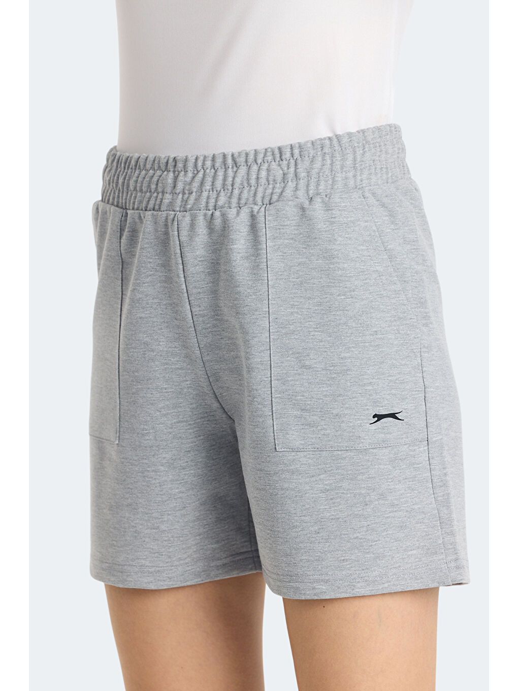 ROKO I Kadın Cepli Gri Şort