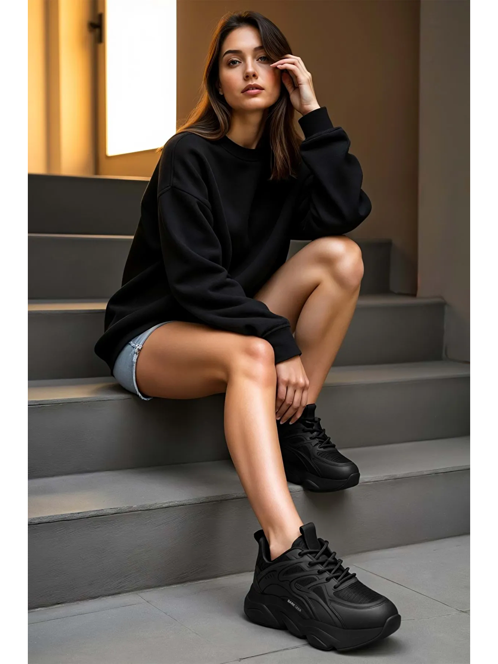 Siyah DS STORM Sneaker 2025 Unisex-2