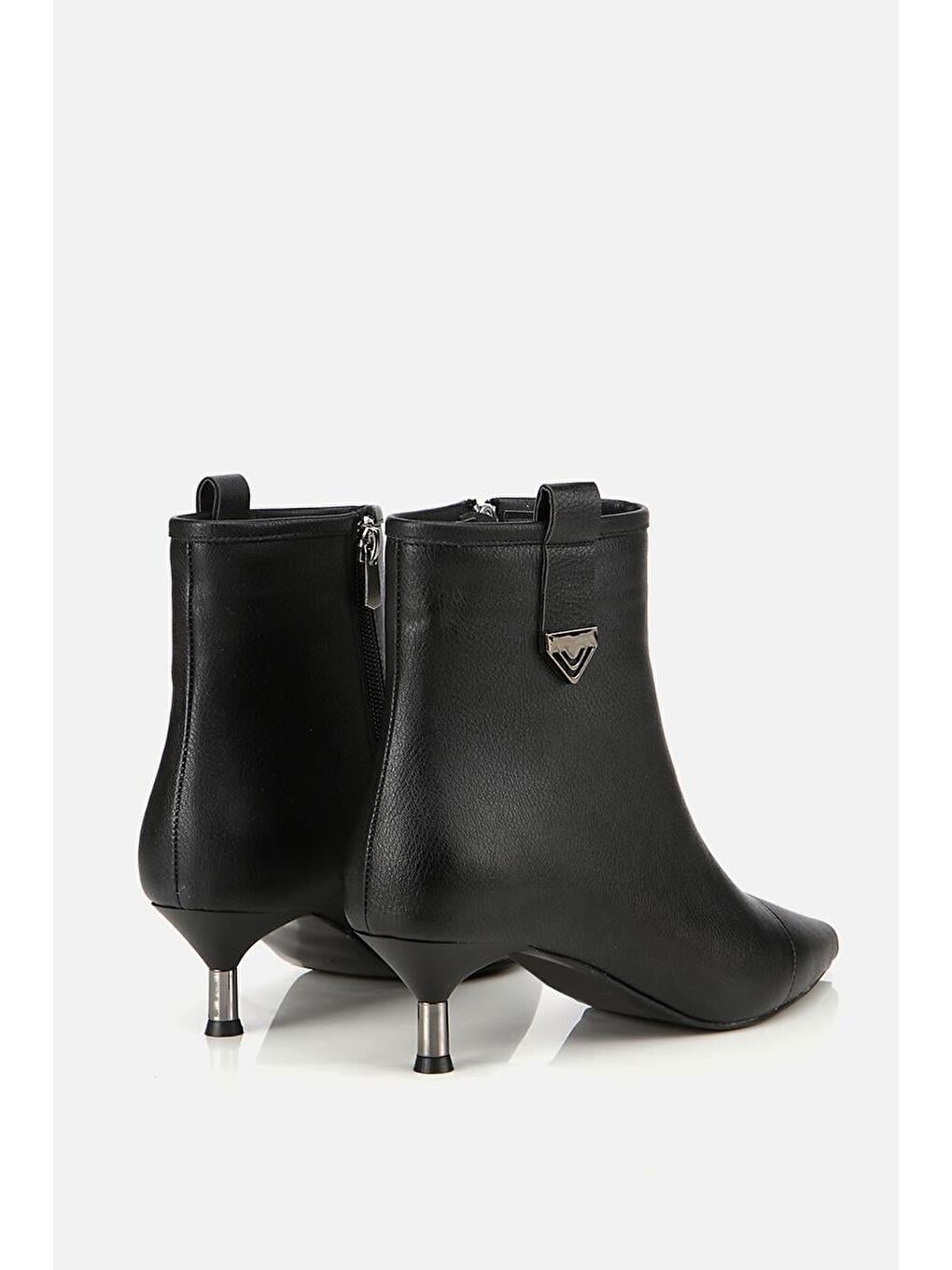 Kadın Siyah İnce Topuklu Bot-2