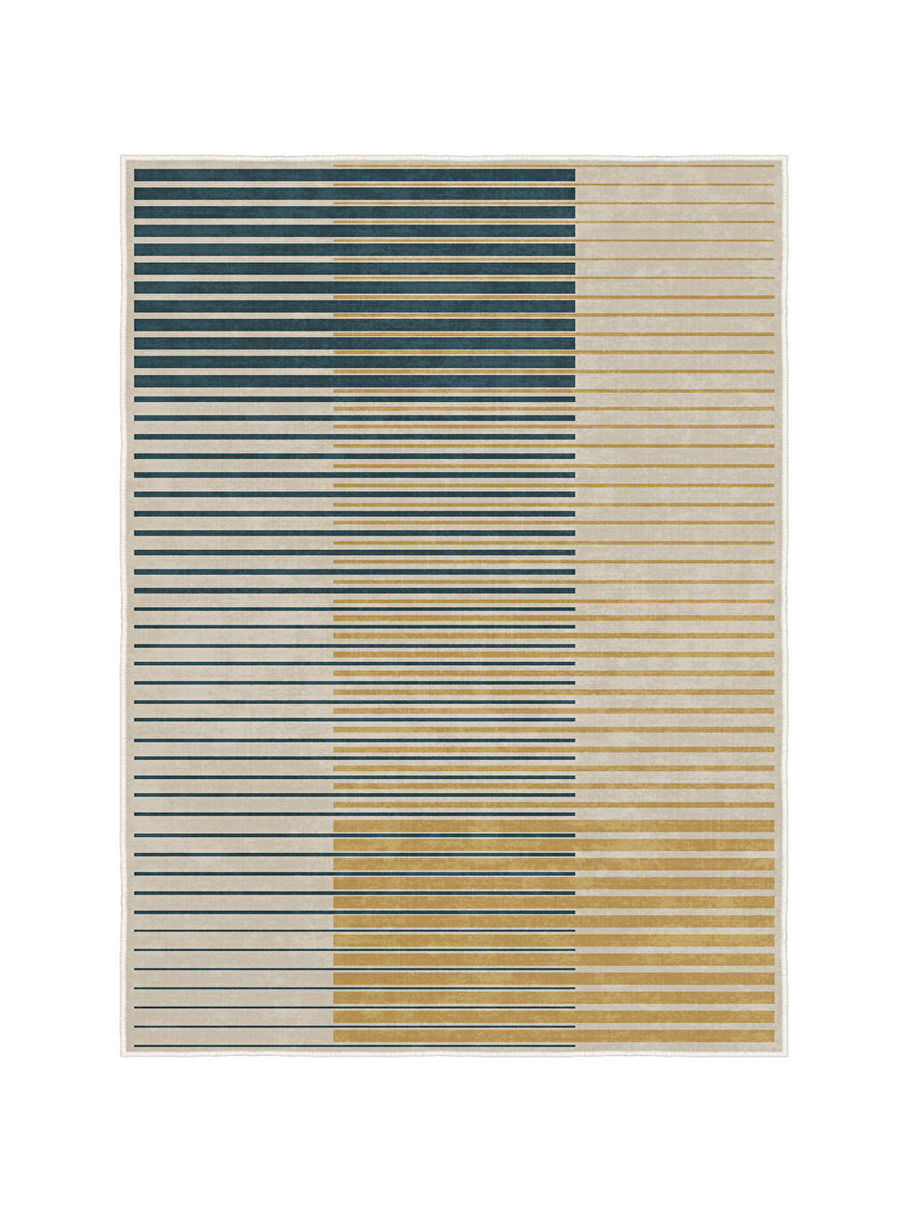 Sarı Dekoratif Özel Tasarım Yıkanabilir İnce Kaymaz Tabanlı Modern Halı KECE FR19