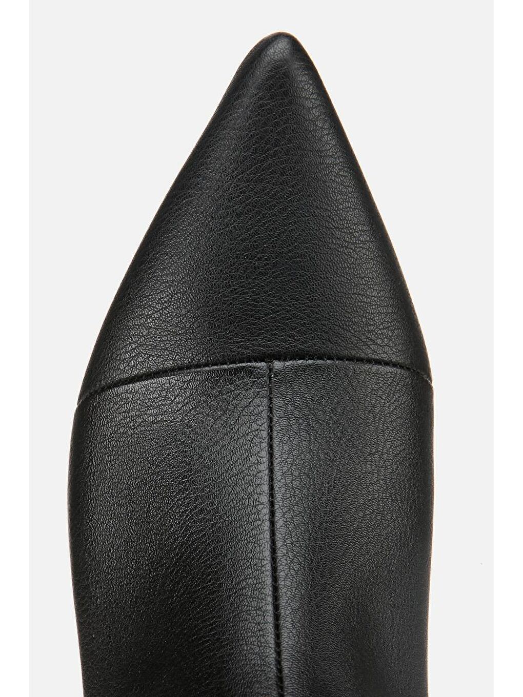 Kadın Siyah İnce Topuklu Bot-4