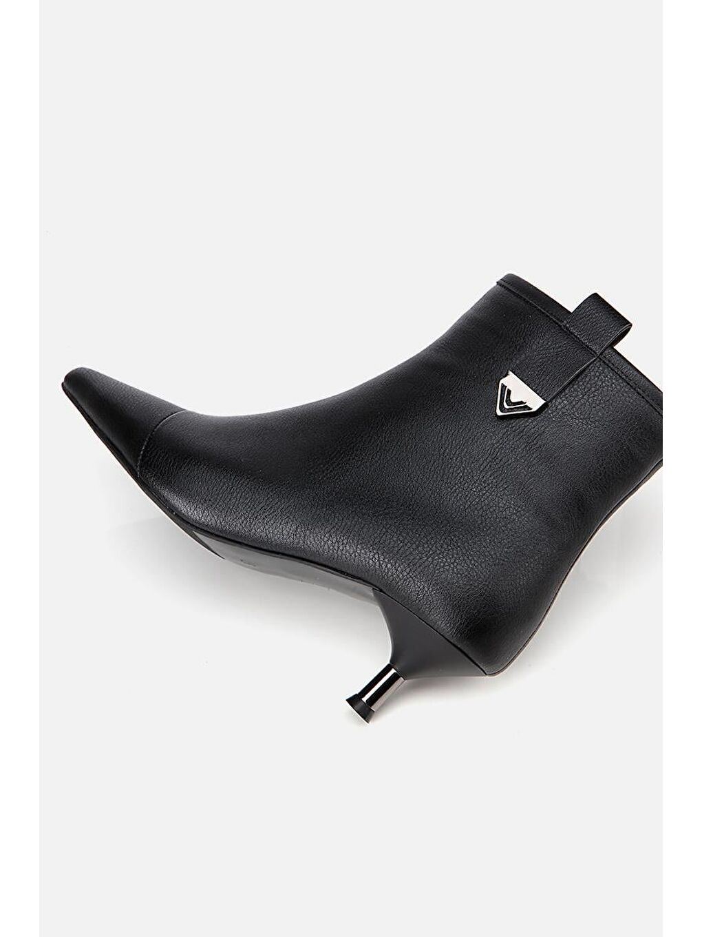 Kadın Siyah İnce Topuklu Bot-5