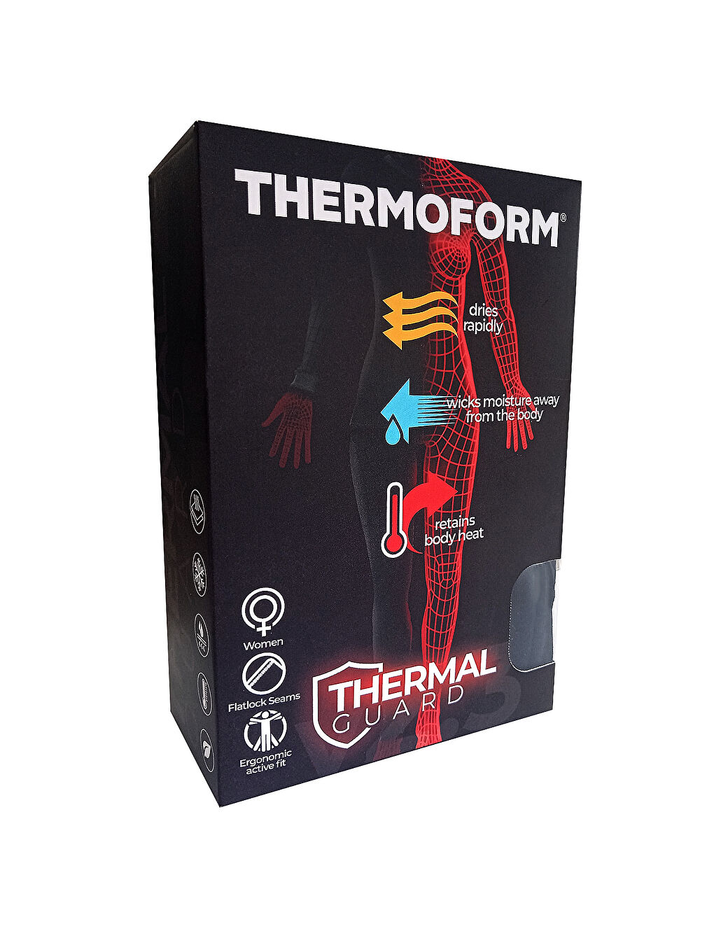 Beyaz Microfiber Şardonlu Termal İçlik Set Kadın BEYAZ-3