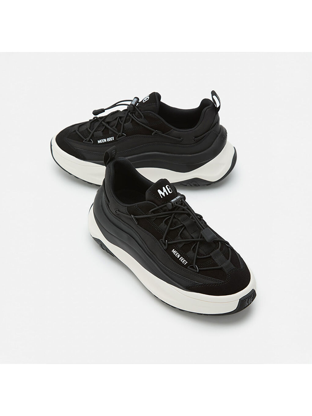 Siyah Kadın Sneaker ( Günlük) 80D2490100 Moon247 Xlace-3