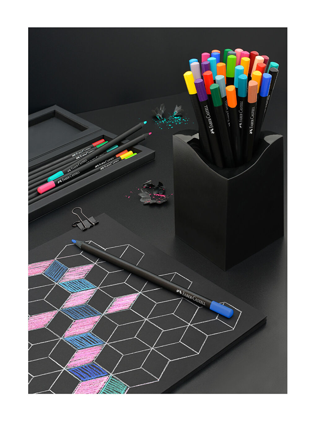 Renkli kalemler Blackwood, Black Edition, 36'lı kutu-4