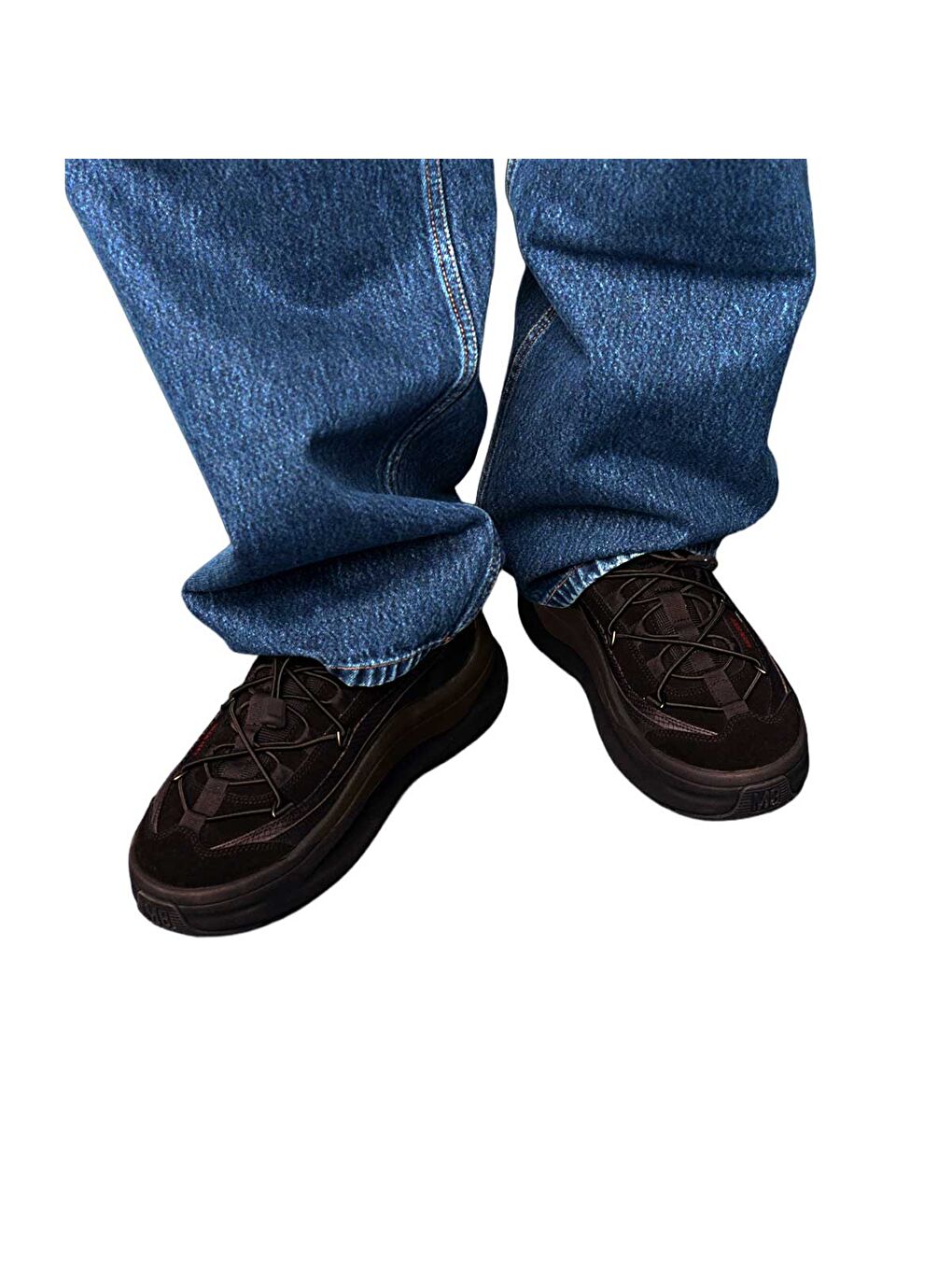 Siyah Kadın Sneaker ( Günlük) 80D2490100 Moon247 Xlace-6