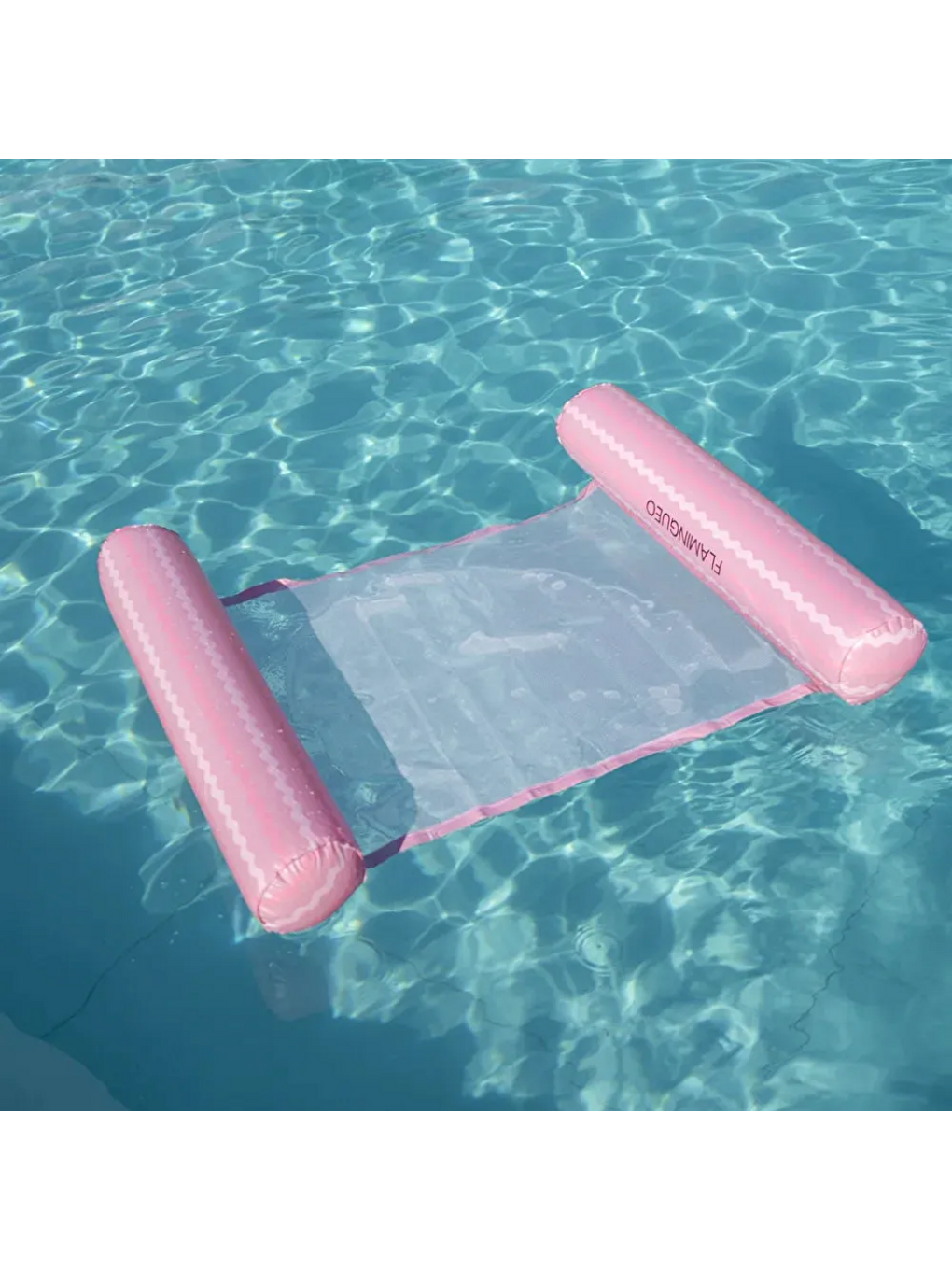Pembe Fileli Şişme Havuz Hamak Boogie Pink-1