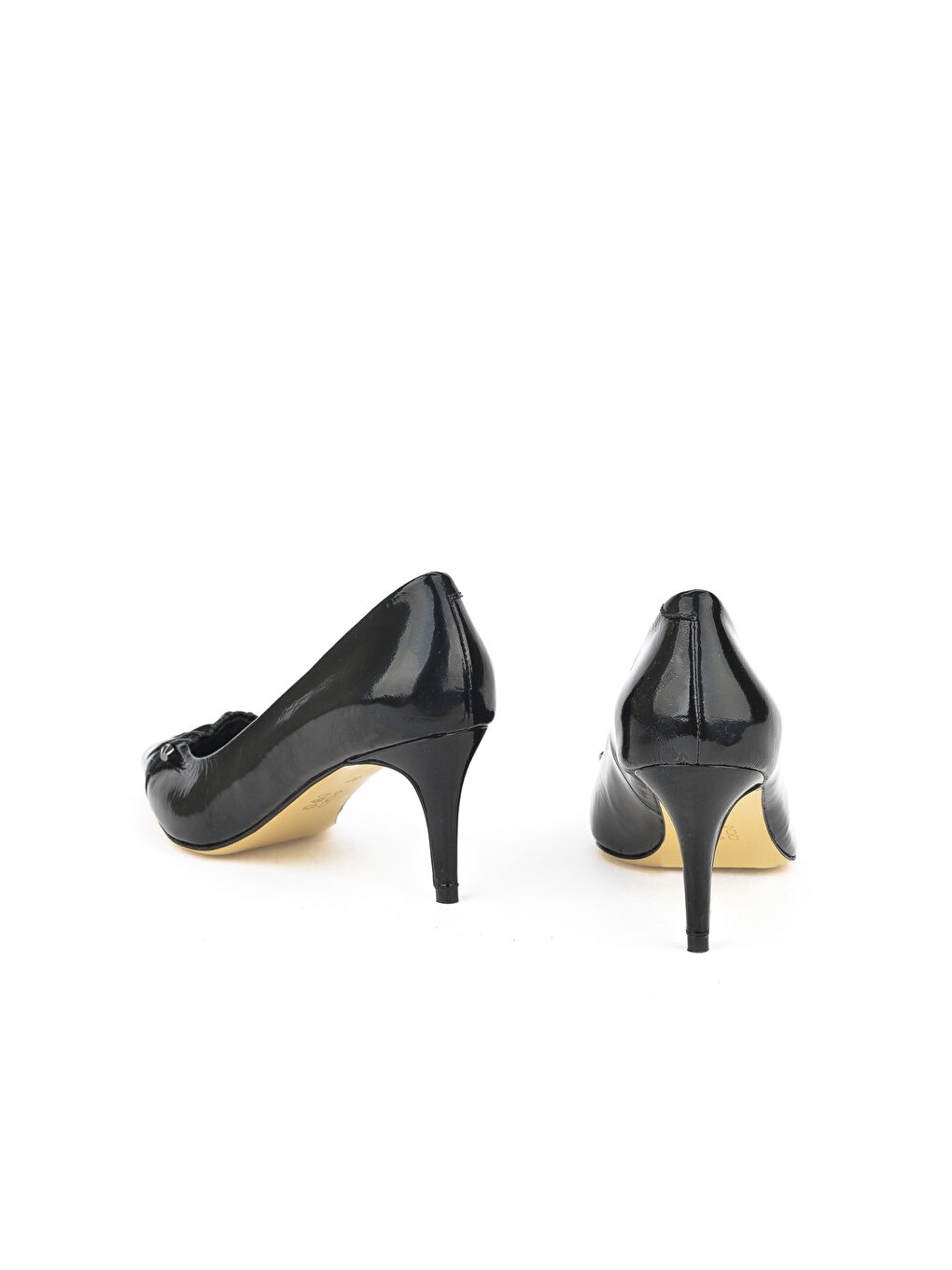 Kadın Hakiki Deri Topuklu Ayakkabı 1511030Z2544 Siyah-2