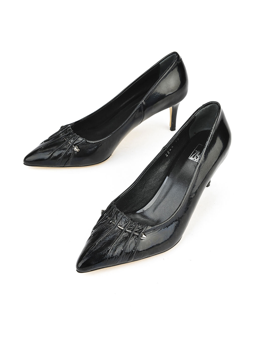 Kadın Hakiki Deri Topuklu Ayakkabı 1511030Z2544 Siyah-3